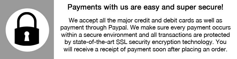 Our payment systems are super secure