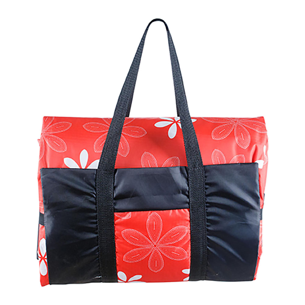 Barossa Extra Large Picnic Rug in a floral carry bag
