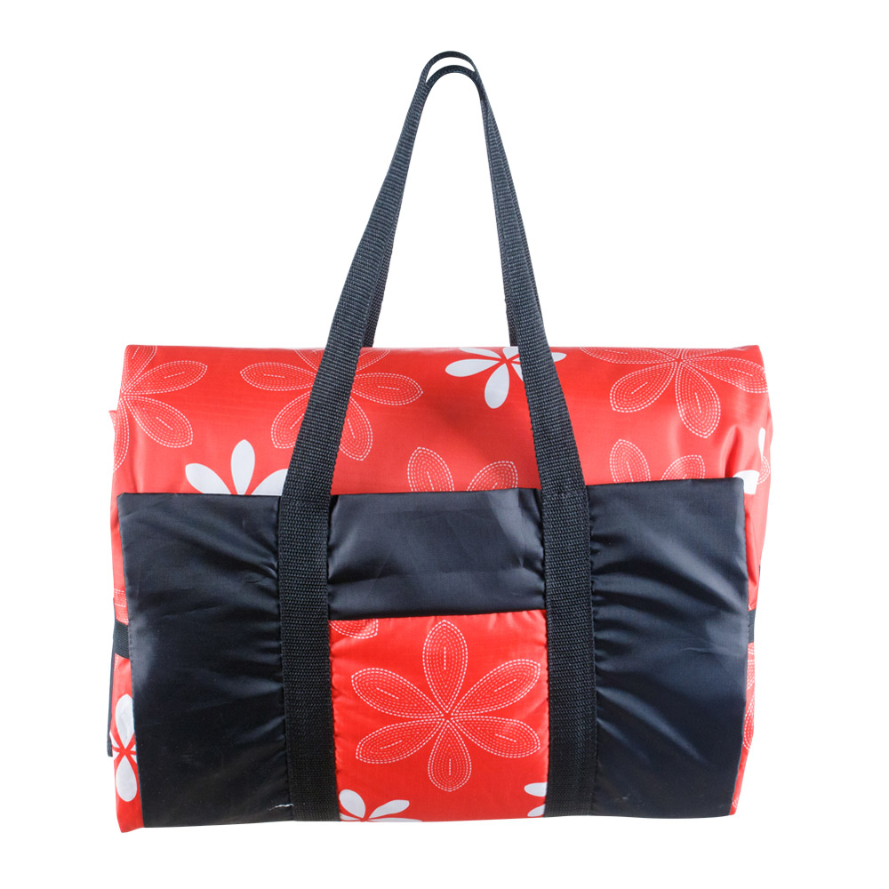 Red Picnic Rug in a Black and Red Extra Large Bag